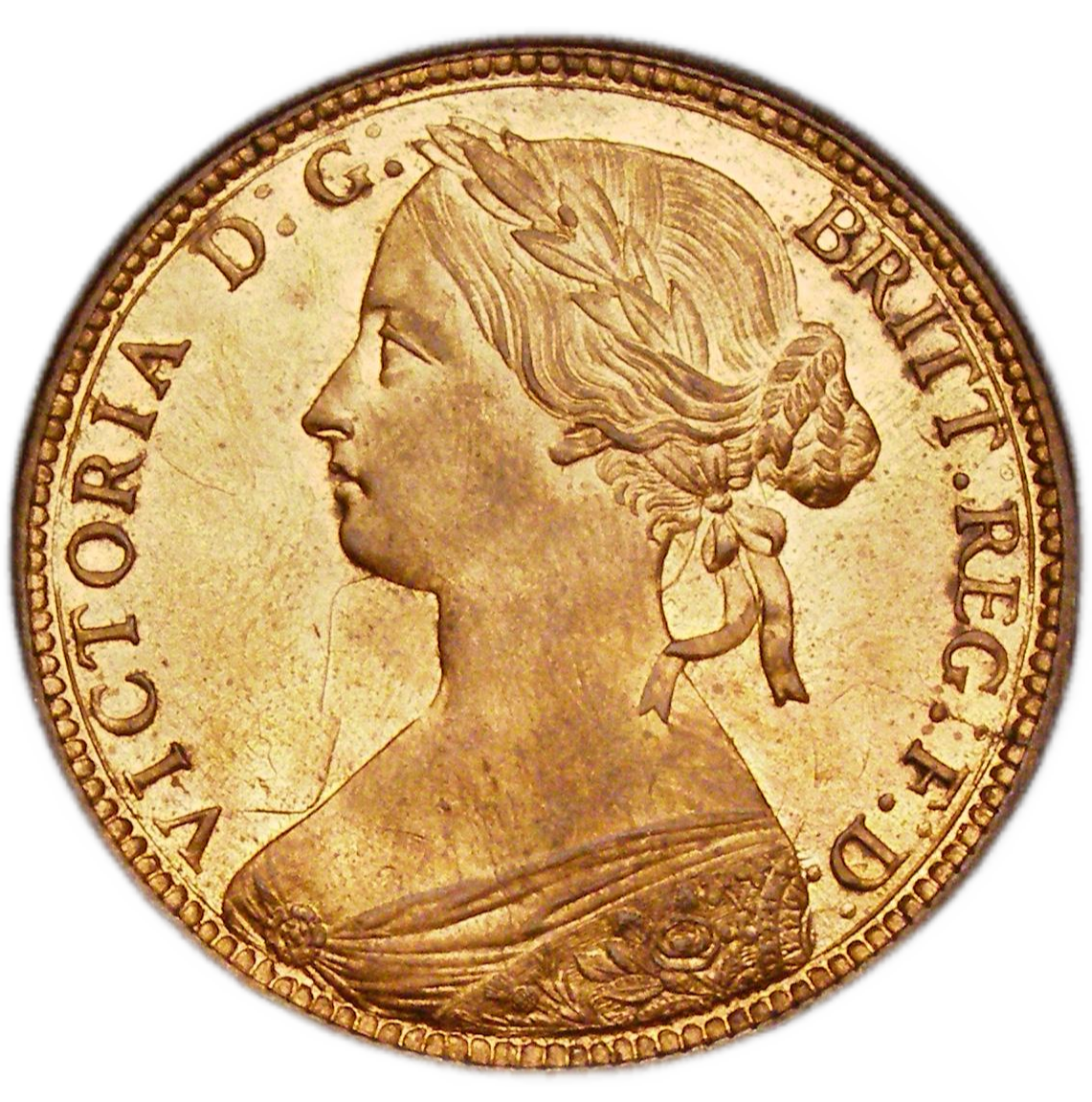Victoria Bun Head Penny Obverse 2