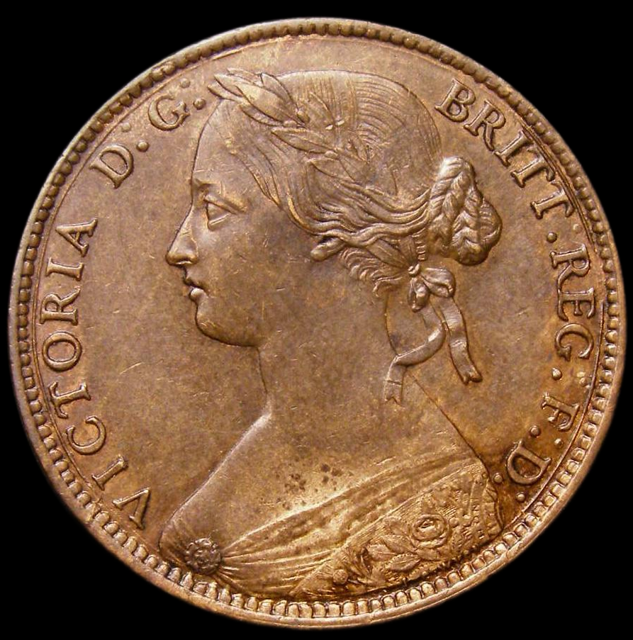 Victoria Bun Head Penny Obverse 3