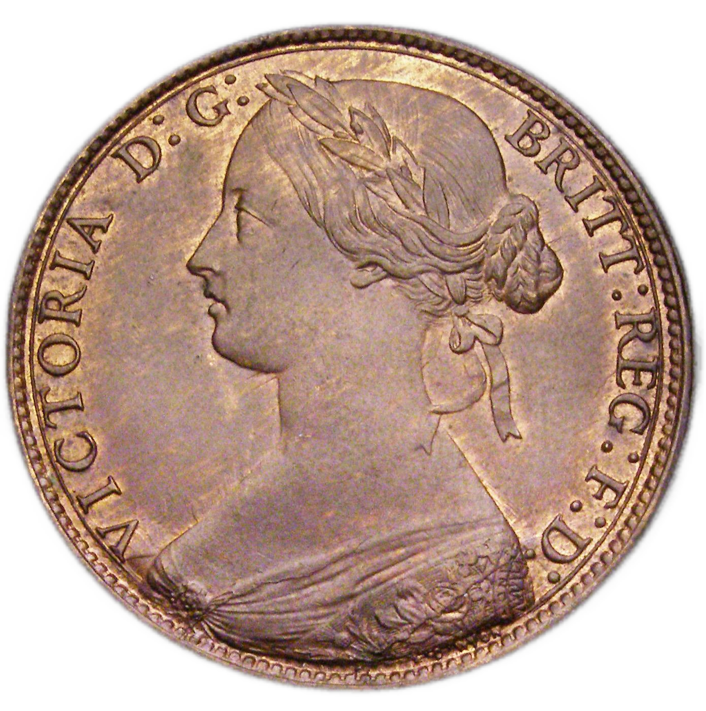 Victoria Bun Head Penny Obverse 4