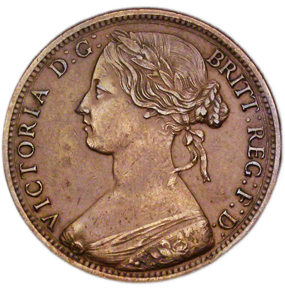 Victoria Bun Head Penny Obverse 6